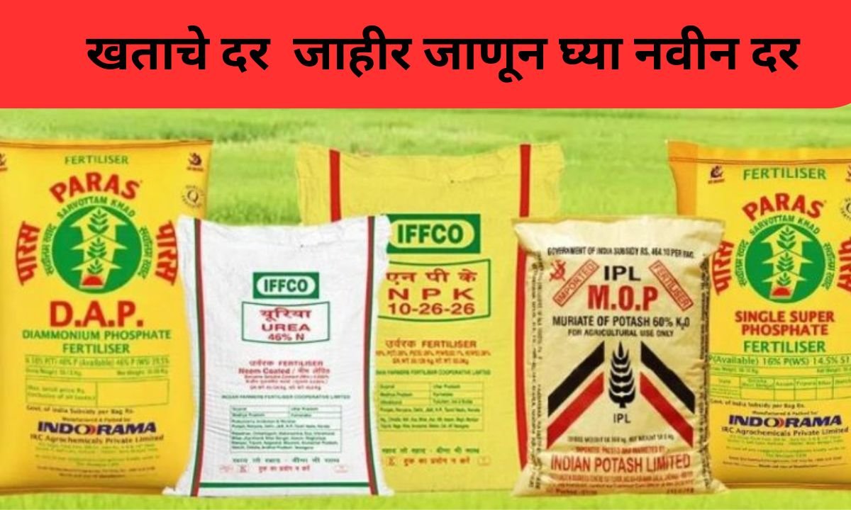 Fertilizer price 2024 ! 10 हजार रुपयांच्या खतावर 1800 रुपये GST